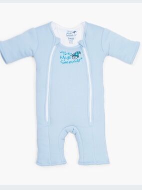 Baby Merlin’s Magic Sleepsuit Size Small 3-6 months 100% cotton blue